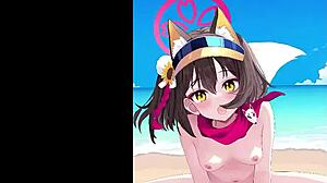 イズナ探索深层动漫场景，充满激烈转折和隐藏欲望在神秘领域