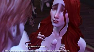 my bestfriend's mom in hp au gets naughty in 3d hentai preview