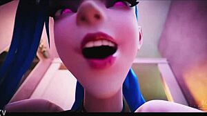 Ever seen hot 3D hentai with Jinx from Teen Titans getting wild?