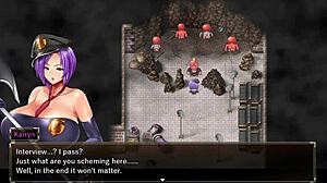 Karryn's Prison Lizardman Craves Striptease Handjob in Fat Monster Anal!