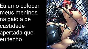 Jerk Off Instructions with Hentai Rias Translated