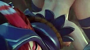 狐狸女孩先口交然后后入式操逼内射。呻吟的毛茸茸动漫吸吮和肛交导致射精。