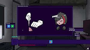 subtle solo sex scene with my dystopian robot girlfriend in anime gameplay