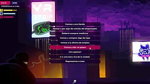 subtle solo sex scene with my dystopian robot girlfriend in anime gameplay