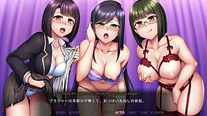 Saimin Seishidou Secret Lesson Finale Features Art Club Group Striptease and Dancing