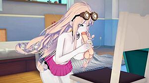 惊叹-原始的Miu Iruma来自Danganronpa在Koikatsu派对荡妇口交手交骑乘后入传教士女上！