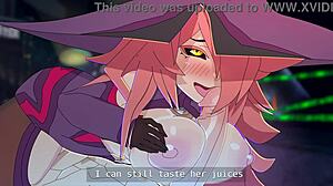 the enchanting babe delivered a fantasy blowjob swallowing cum on her big tits with a facial