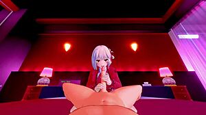 pov doggystyle anal creampie with chisato nishikigi - lycoris recoil hentai