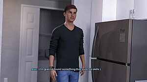 my bimbo dream 16 features a curvy stepmom with fake tits. she squirts imagining her stepson pounding her hard.