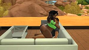 hey, you think it gets freaky in simvillage with daddy outdoors on the ranch?