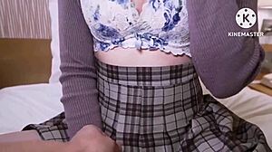 my japanese girlfriend loves cunnilingus and creampie shooting
