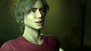 Friend Steps Up with Intense Blowjob to Help Us Relax in Game Animation