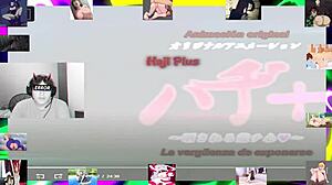 你看这个动漫春宫漫画，激烈场景