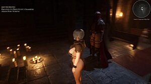 Man, this game shows huge cocks banging a cute nun in both holes!