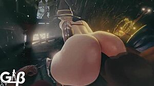 İlk Vahşi Animasyonum İçin Hazır Mısın, Derin Kremsi Döl Eylemiyle 3D Çizgi Tarzında?