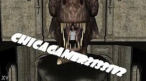 Woman Vore 3 Tall Huge Giant Devours You in 3D POV Animation!