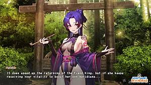 manari faces lust fiend in intense half-demon shinobi clash