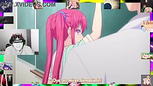 你看这个动漫春宫漫画，激烈场景