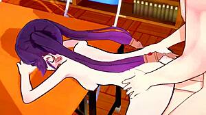 Mona takes intense fucking in Genshin Impact hentai scene