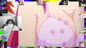 你看这个动漫春宫漫画，激烈场景