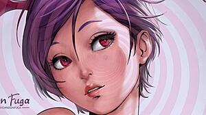 Transformed on a docile pet by a succubus with hentai femdom joi petplay humiliation crossdressing