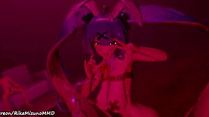 What if the lustful rabbit queen in hatsune miku suit craves double anal penetration?