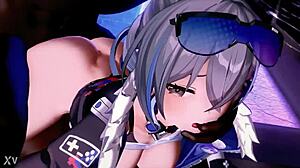 Silver Wolf Honkai Star Rail pounded hard doggystyle!