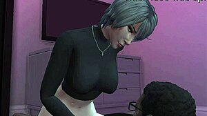 Unbelievable! Heather dominates Marcus in wild femdom Sims 4 test