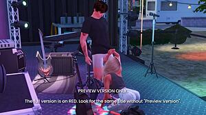 uhh, offstage baby in 3d hentai, i think its a preview...