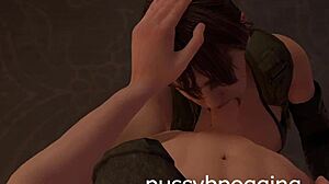 安静接受大鸡巴吸吮和真面部射精 3D本子动画