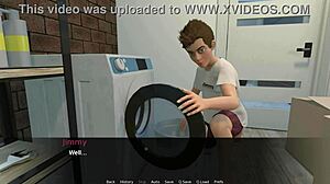 Jimmy's awkward adventures kick off in part 1 intro with stepmom drama in South Park 3D hentai game style.