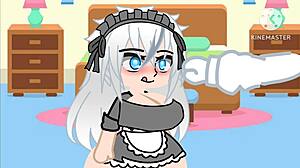 哟我和我的闺蜜在Gacha Club跳舞和操大鸡巴