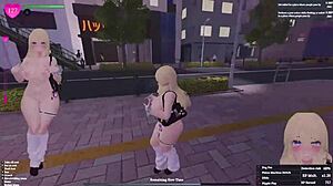 Secret Flasher Manaka Streaks from Home to Clothing Store in Wild Display.