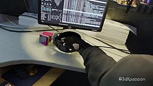 欢迎VR Nexus 3霓虹梦，性感赛博女孩猛骑光滑阴部和肛交