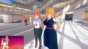 hey tatsumaki, ready for double action in maid outfit?