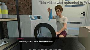 Jimmy's awkward adventures kick off in part 1 intro with stepmom drama in South Park 3D hentai game style.