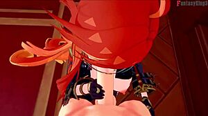 Who’s Mavuika Sucking in Jean’s Office? Genshin Impact Fantasy!