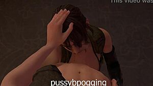 Quiet Sucks Dick with a True Facial Finish in Blender Animation