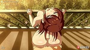 Chizuru Fuck on the Balcony with Intense Doggystyle by Jxh33