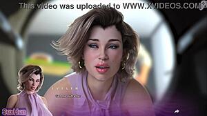 stepmom gets stuck in washing machine while i watch her huge ass. apocalust hentai games p1 shows her cumming hard!