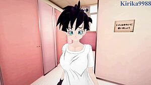 Videl 和 Chi-Chi 穿比基尼盔甲，激烈 POV 内射，欧派重点，龙珠 Hentai