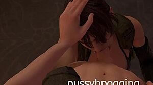 安静接受大鸡巴吸吮和真面部射精 3D本子动画