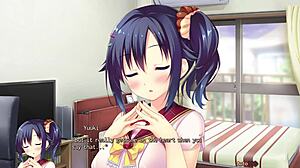 在剑艺在线中享受与Yuuki Goshogawara的动漫性爱场景