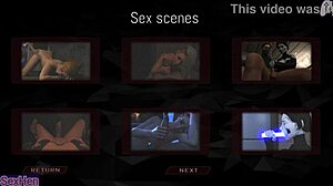 看女孩屁股被猛操！我射在她背上很多精液！