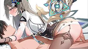 哇，看这狂野变态动画，奶子和肛交操逼到处都是 😏🍑