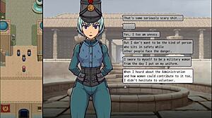 好吧，既然找不到她，我就干了这个性欲旺盛的随机女人，大奶子可爱服装，3D肥鸡巴射在怪物鸡巴上，在imperial gate keeper part 13