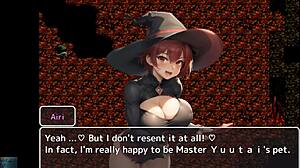 Big-Breasted Adventurer's Cuckold Harem Blowjob