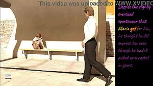 Hentai Cat Girl Shares Lovey Dovey Moments with Husband in Outdoor Public Doggystyle and Missionary Creampie