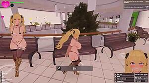 秘密暴露狂真奈香在挑逗的本子游戏里执行无人机任务会发生什么