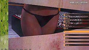 丰满成熟milf继母被18岁男孩狠狠肛交，他在Being a Dik第11集禁忌hentai游戏第99部分中内射她的屁股